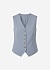 Жилет из костюмной ткани POMPA арт.3092682sa0253