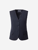 Жилет из костюмной ткани POMPA арт.1092770gr0190