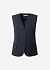 Жилет из костюмной ткани с открытыми срезами POMPA арт.1092770gr0190