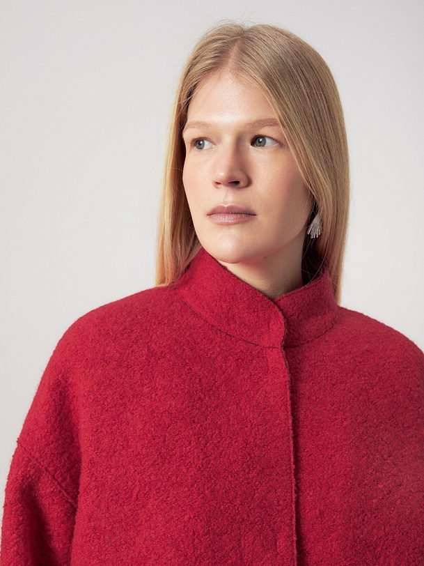 Бомбер из варёной шерсти с мембраной