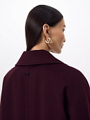 Пальто из шерсти с мембраной, утеплённой спинкой и съёмным капюшоном POMPA арт.1015644p90812