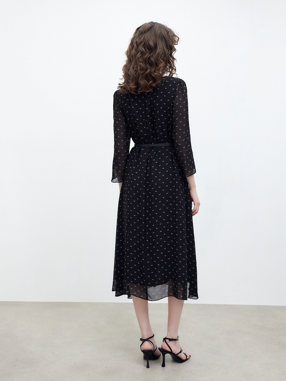 Платье из вискозного шифона