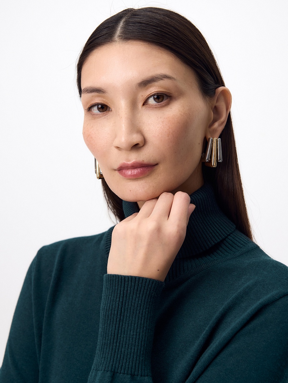 Водолазка из вискозы и хлопка