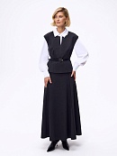 Жилет из костюмной ткани POMPA арт.2092525cl0291