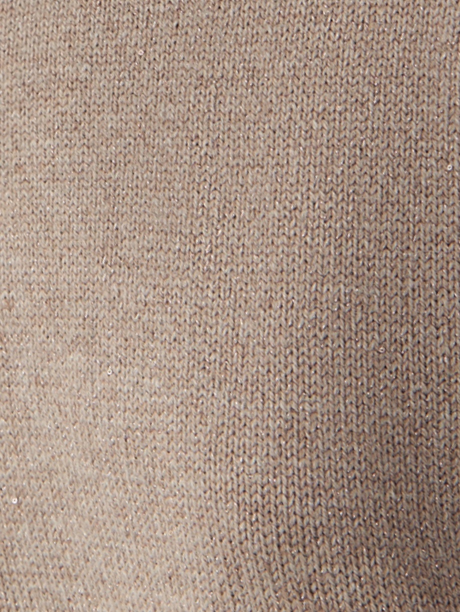 Объемный джемпер с люрексом