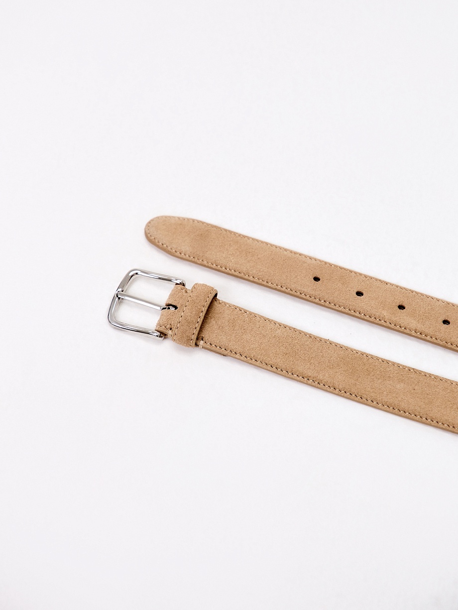 Ремень из натуральной замши