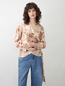 Блуза на запах в цветочном принте POMPA арт.3148920fb0290