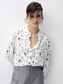 Свободная блуза из вискозы POMPA арт.1148580ha0490
