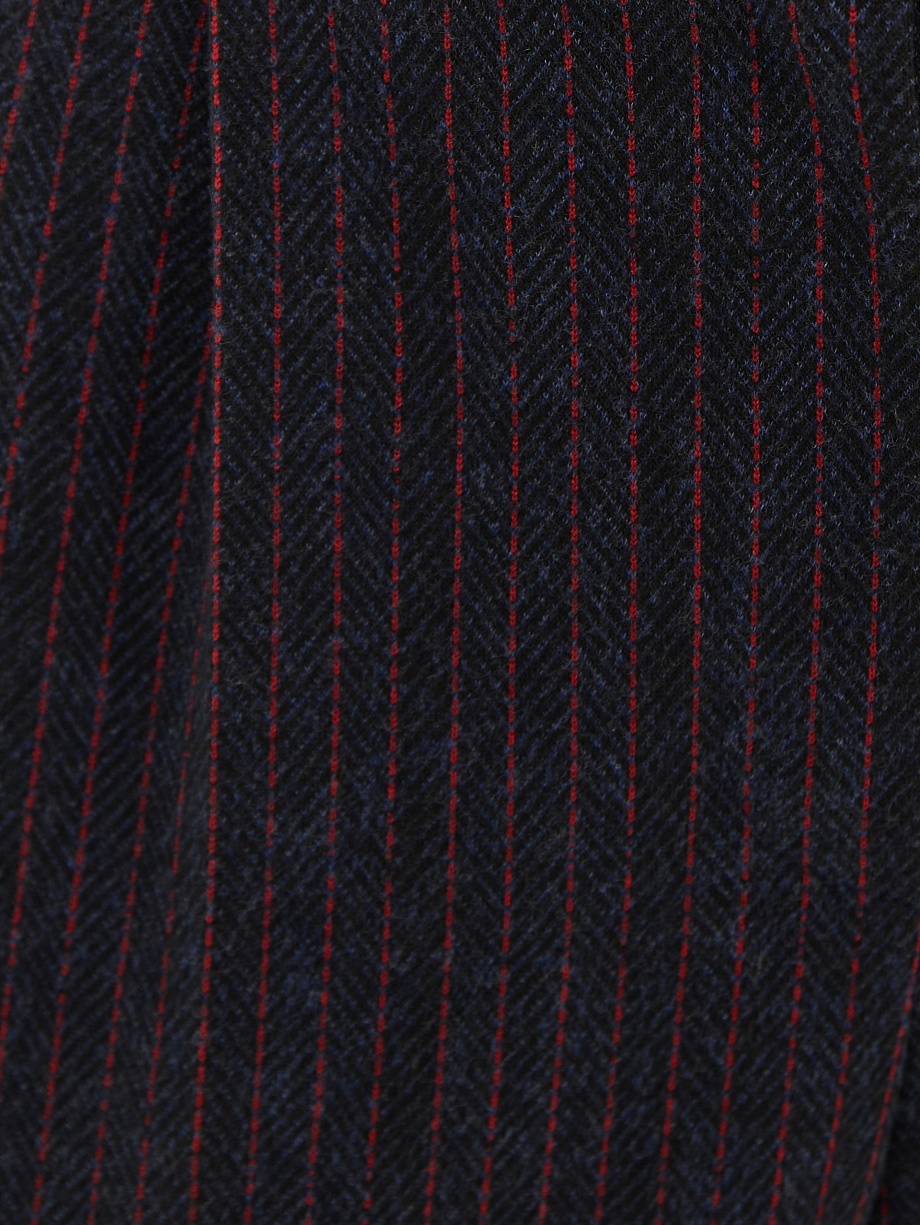 Прямые трикотажные брюки в полоску