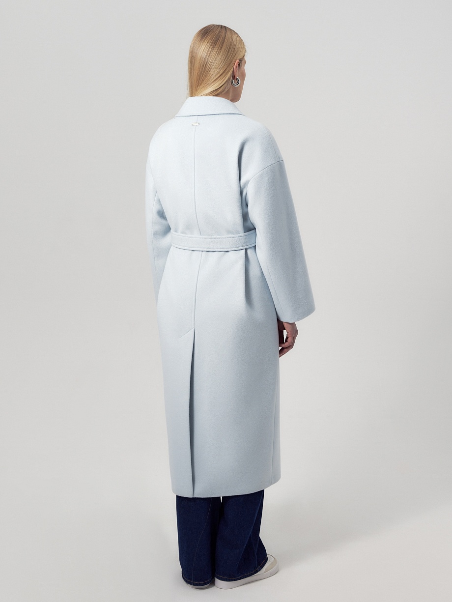 Демисезонное пальто из шерсти с мембраной