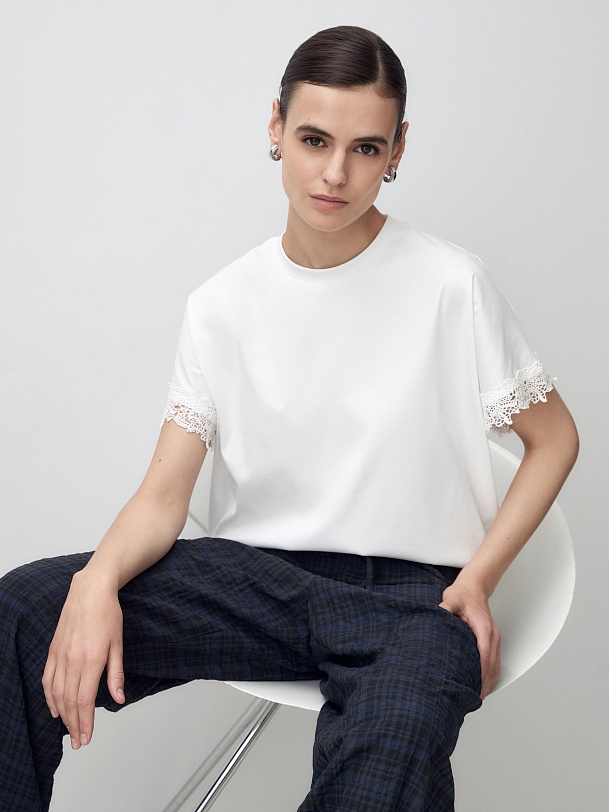 Футболка из мерсеризированного хлопка