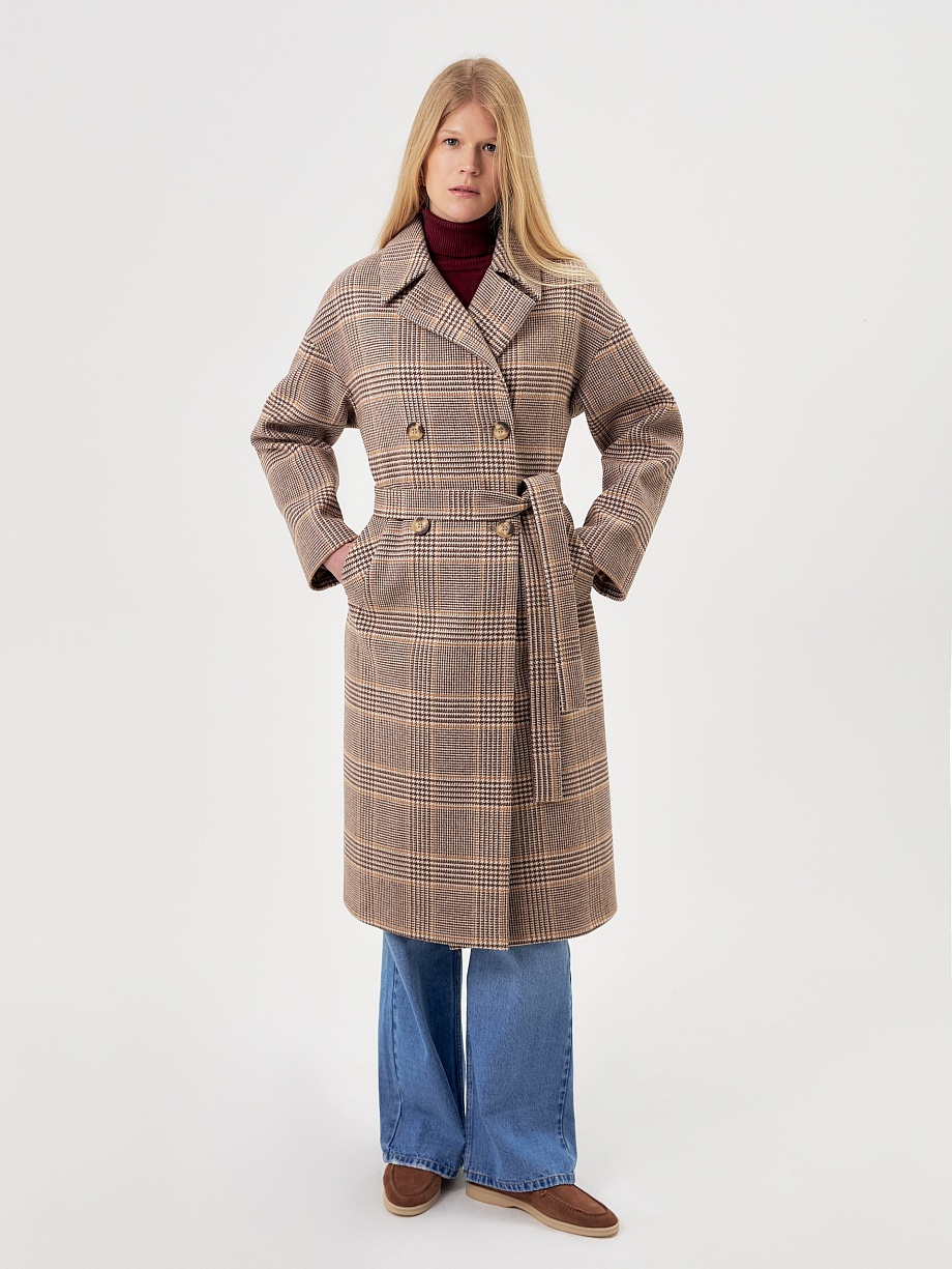 Шерстяное пальто с мембраной