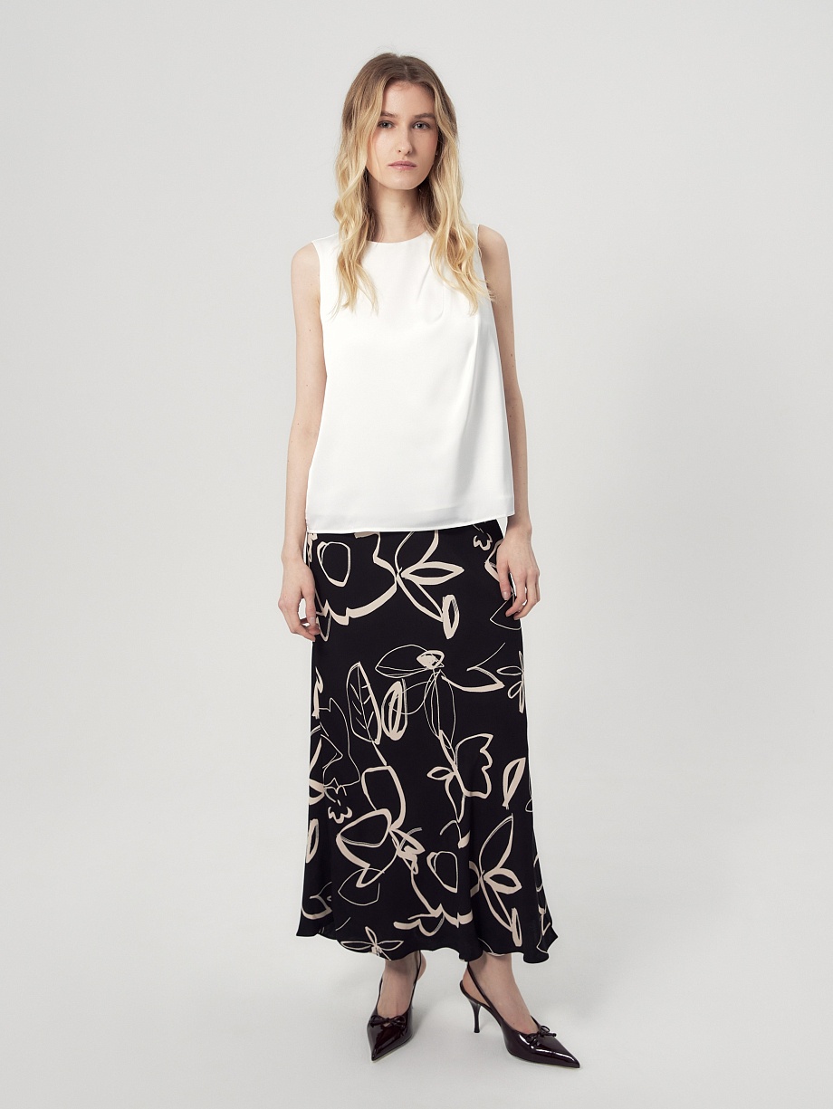 Юбка макси из 100% вискозы