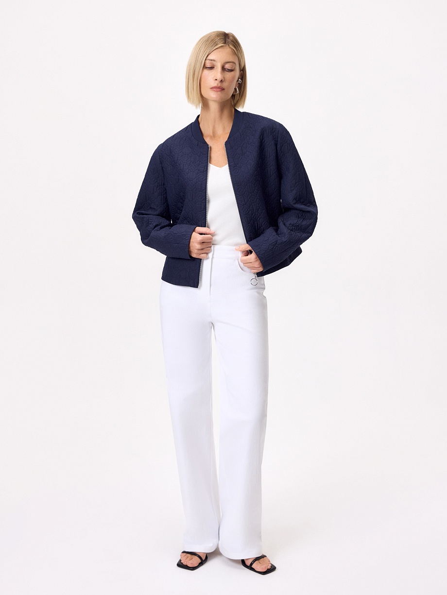 Стеганый жакет на молнии