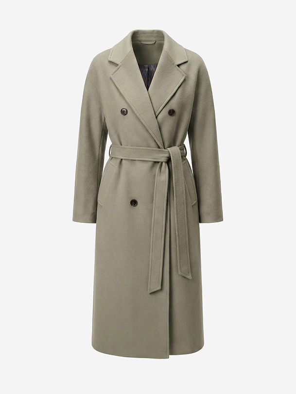 Пальто из шерсти с мембраной