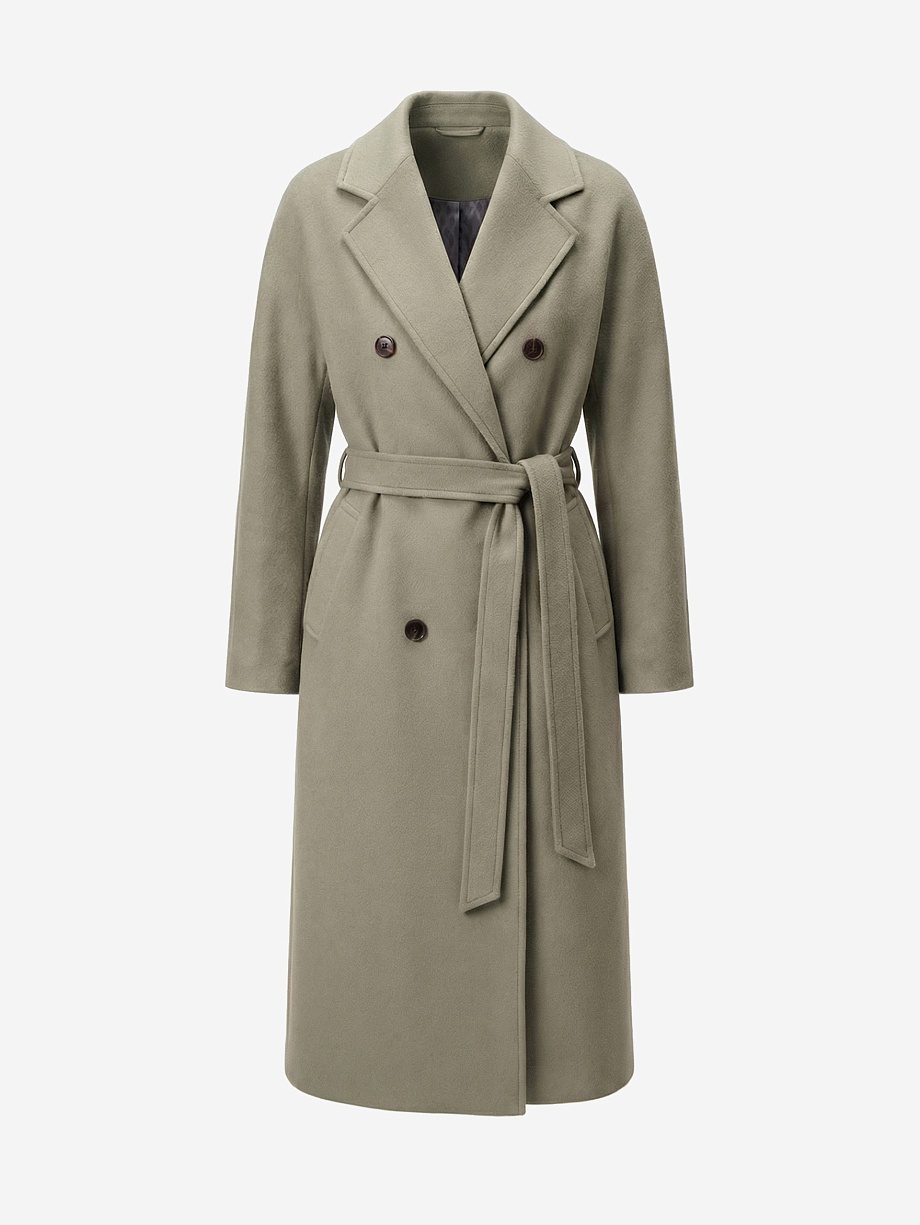 Пальто из шерсти с мембраной