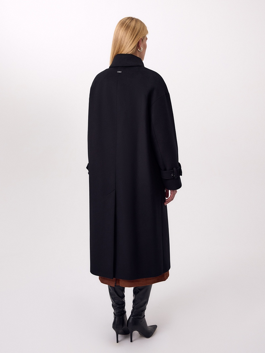 Утеплённое пальто из шерсти с подогревом