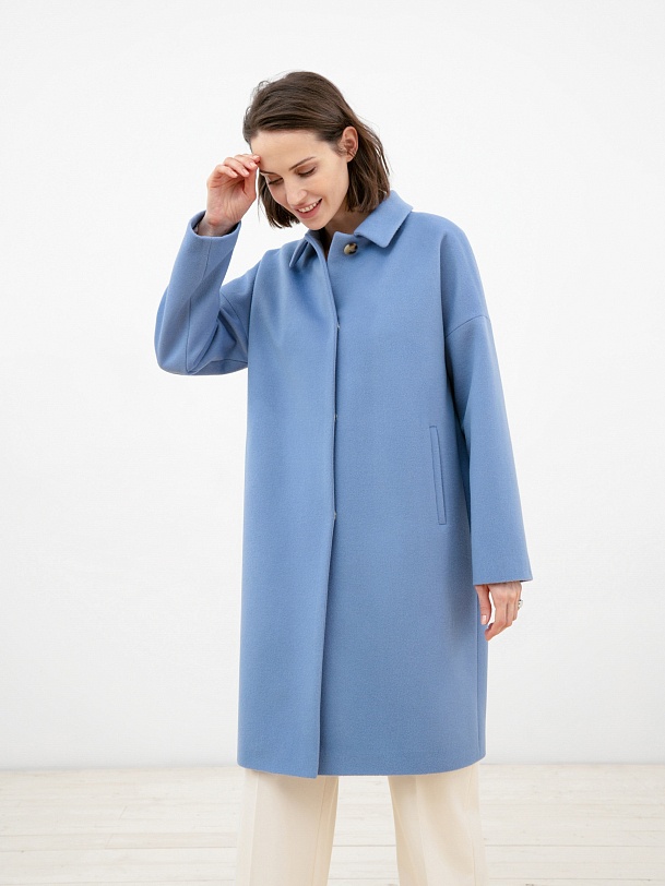 Шерстяное пальто с мембраной