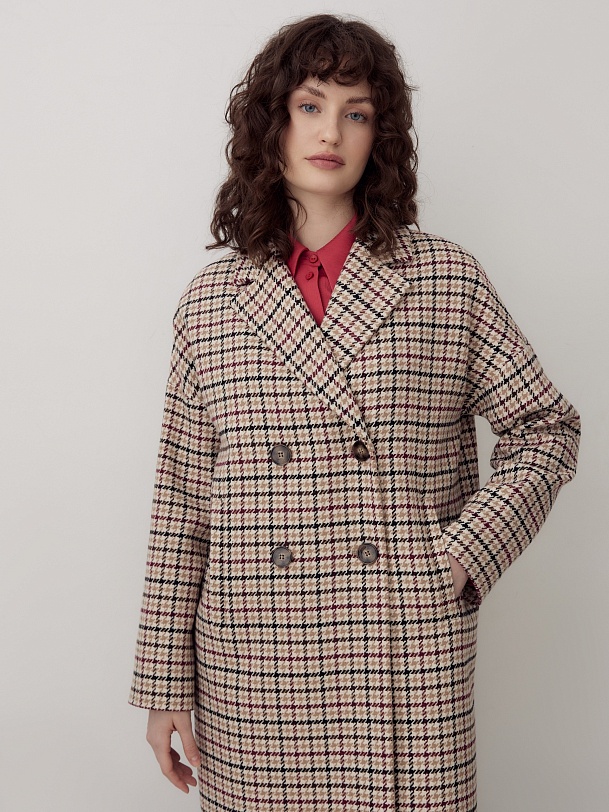 Шерстяное пальто с мембраной