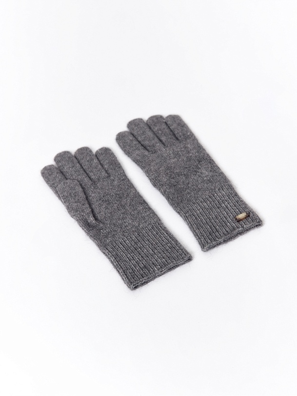 Мягкие демисезонные перчатки с ангорой