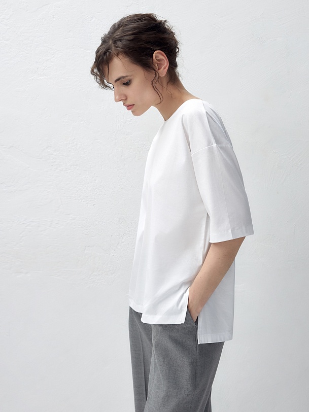 Футболка из премиального мерсеризированного хлопка