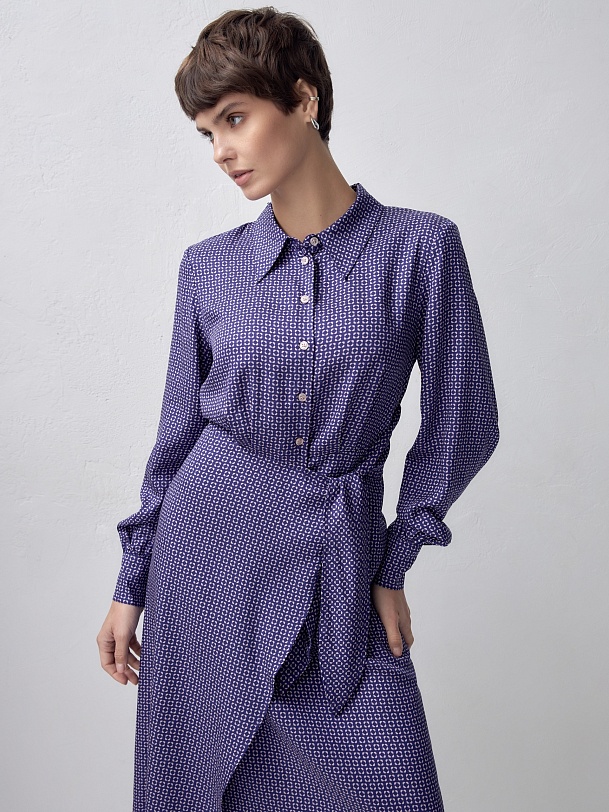 Платье-халат из 100% тенселя