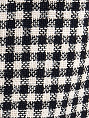 Укороченный жакет из чёрно-белой твидовой ткани POMPA арт.3100311uf0298
