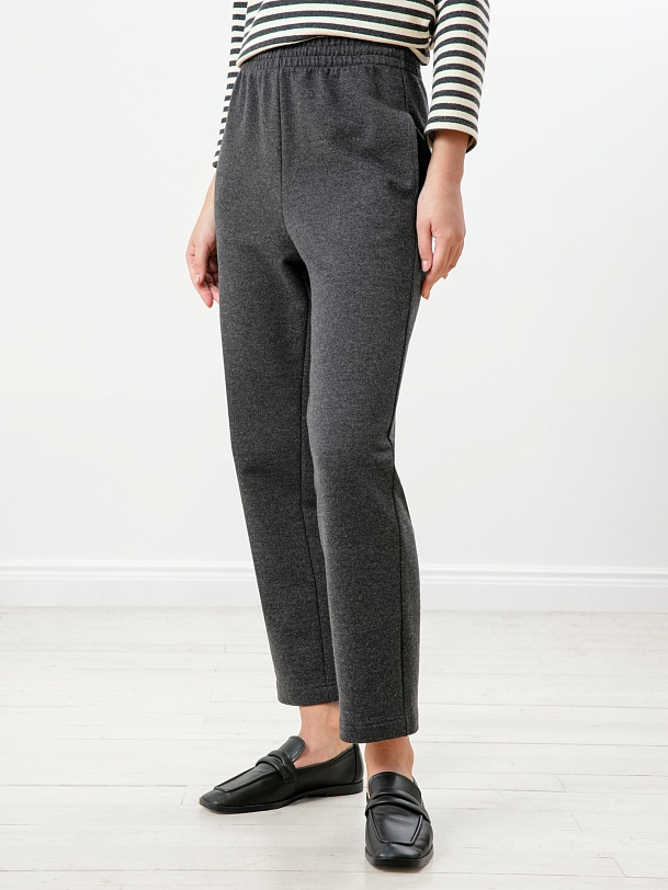 Трикотажные брюки с эластичным поясом