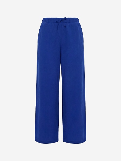 Широкие брюки из 100% хлопка POMPA