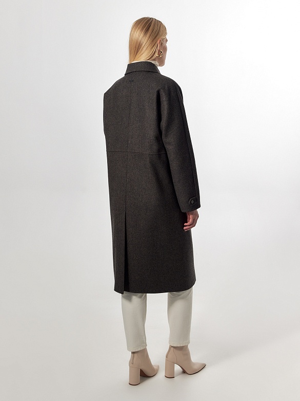Пальто из шерсти с мембраной POMPA арт.1013003p10090