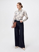 Джинсы со стрелками из хлопка POMPA арт.5111420jn0464