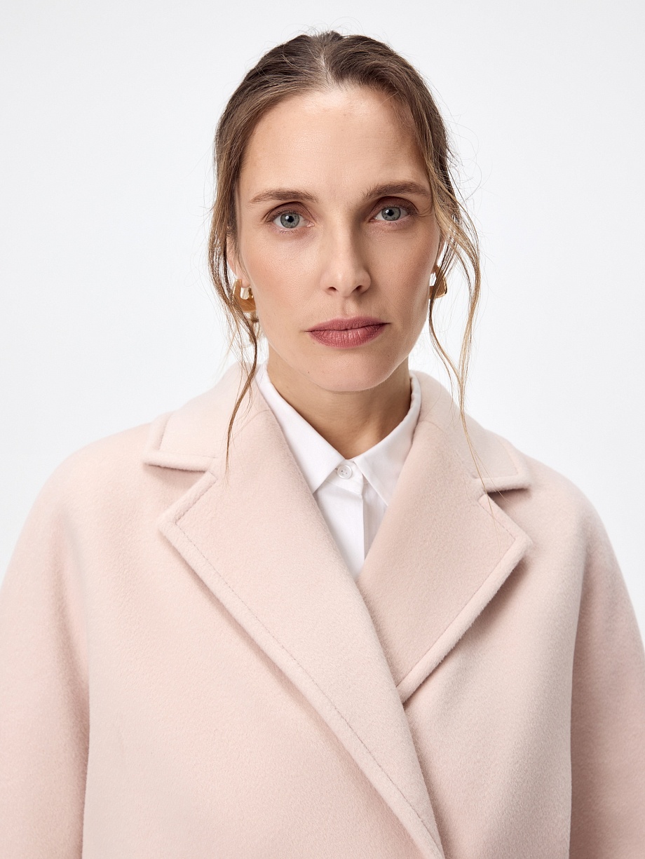 Пальто из 100% шерсти с мембраной