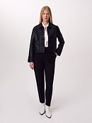 Укороченный жакет из экокожи POMPA арт.3101390pd1299