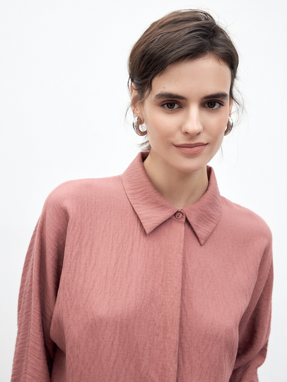 Свободная летняя блуза из вискозы