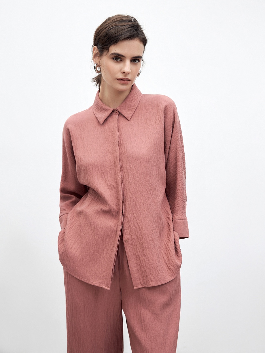 Свободная летняя блуза из вискозы