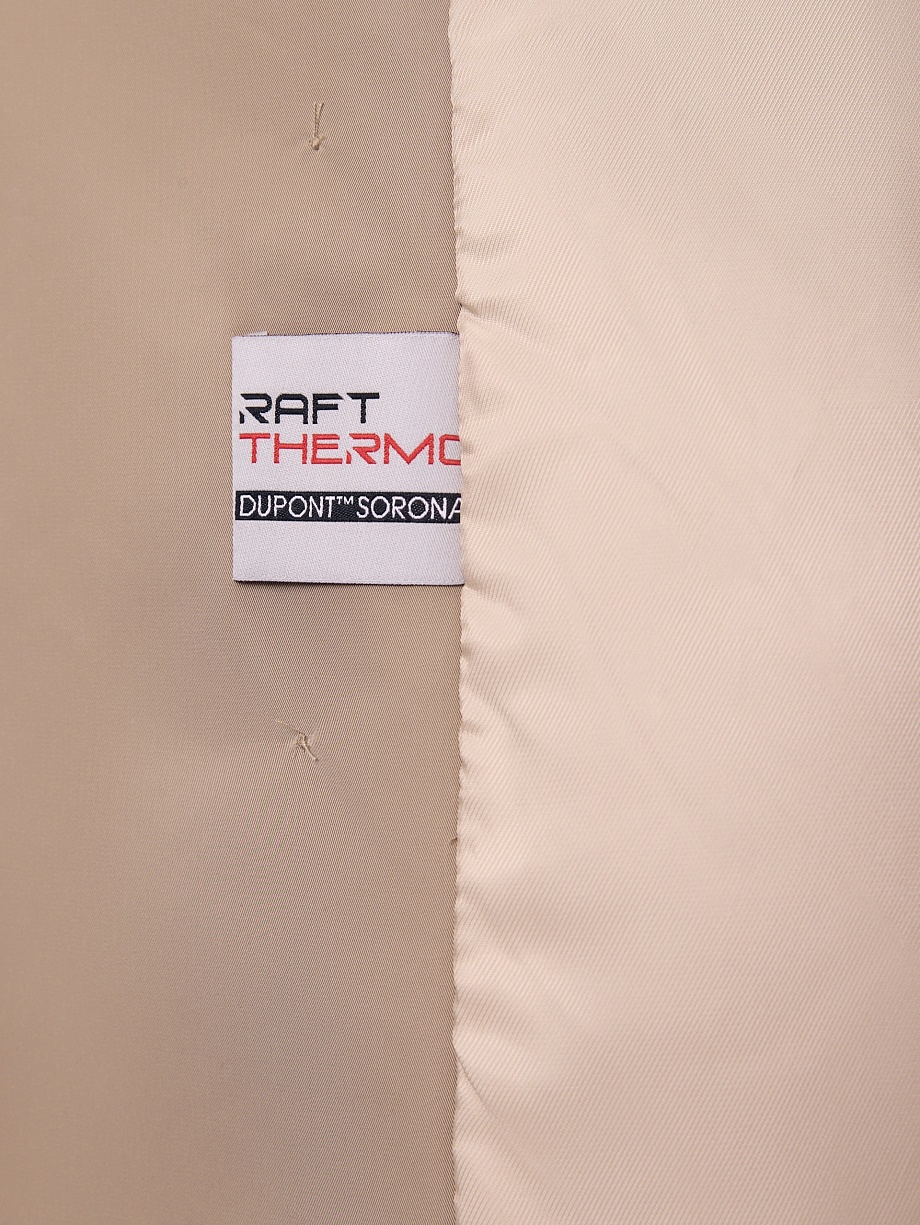 Пальто-тренч с мембраной и тонким утеплителем