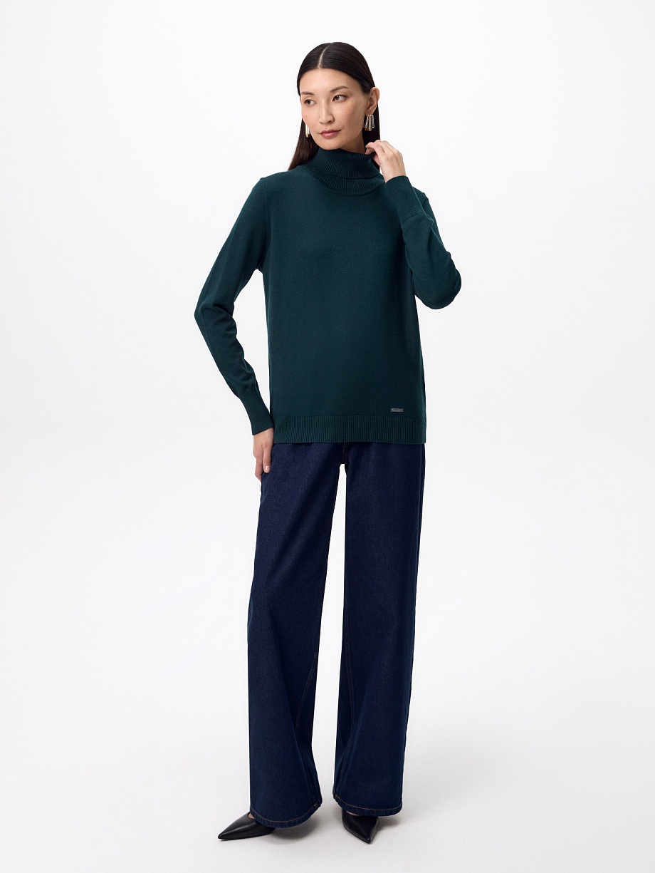 Водолазка из вискозы и хлопка