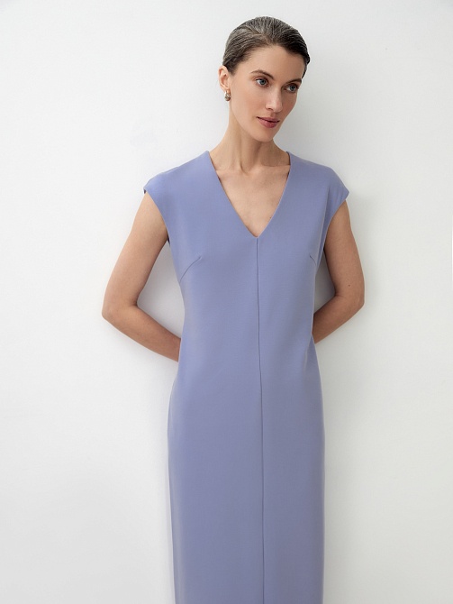 Трикотажное платье миди из хлопка