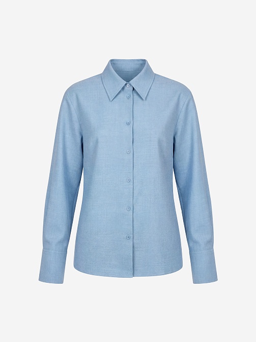 Рубашка из костюмной ткани