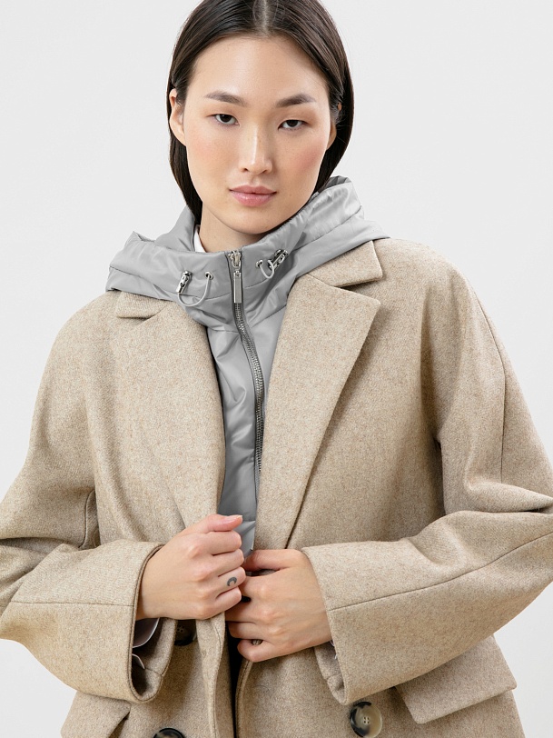 Капюшон с манишкой зимний