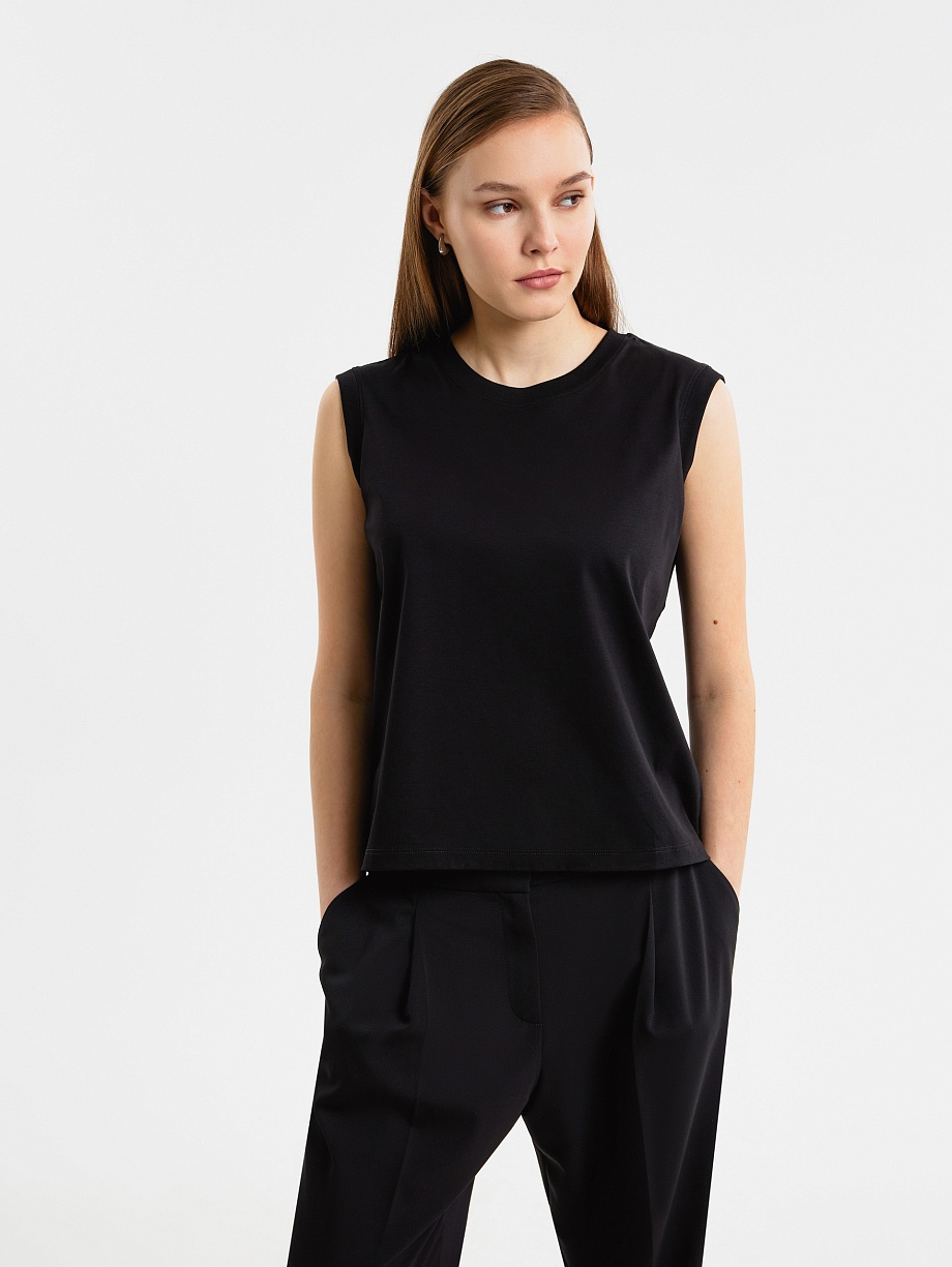 Топ из мерсеризированного хлопка