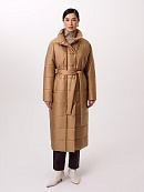 Утепленное стеганое женское пальто с мембраной POMPA арт.1013750i60007