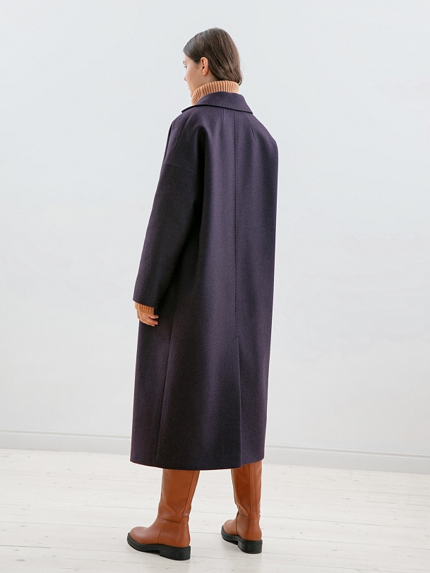 Пальто из премиальной шерсти с мембраной