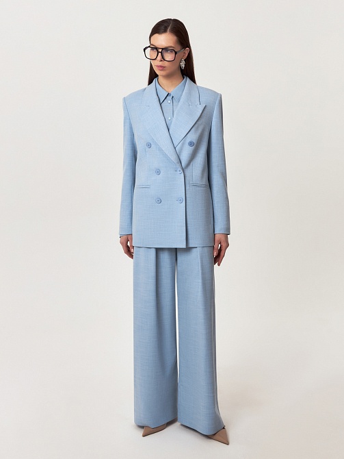 Жакет из костюмной ткани