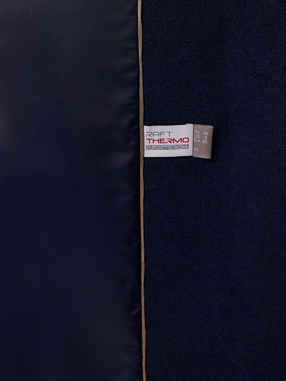 Пальто из шерсти с мембраной, утеплённой спинкой и съёмным капюшоном POMPA арт.1015391p90864