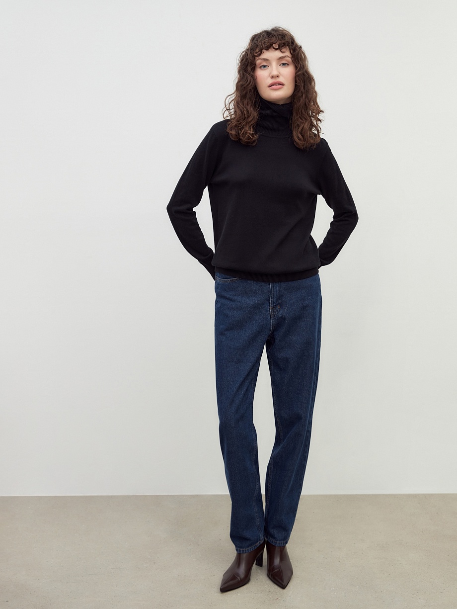 Водолазка из вискозы и хлопка