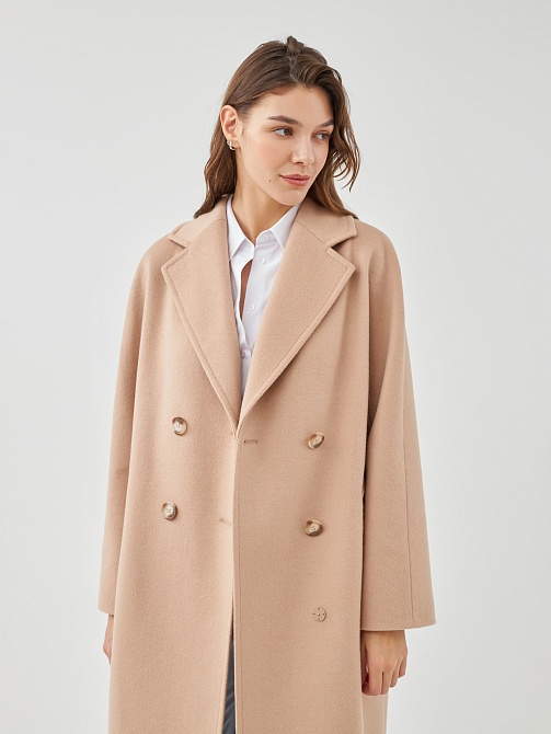 Пальто женское демисезонное из шерсти