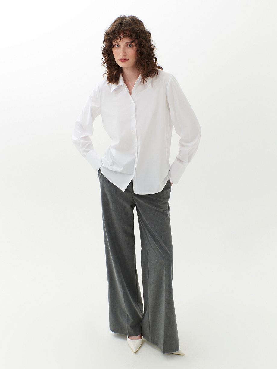 Классичеcкая белая рубашка