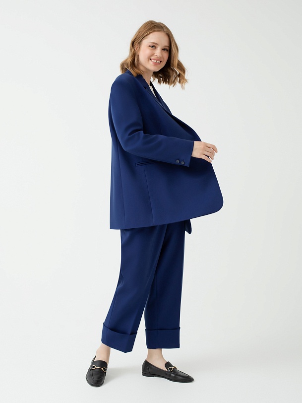 Двубортный прямой жакет