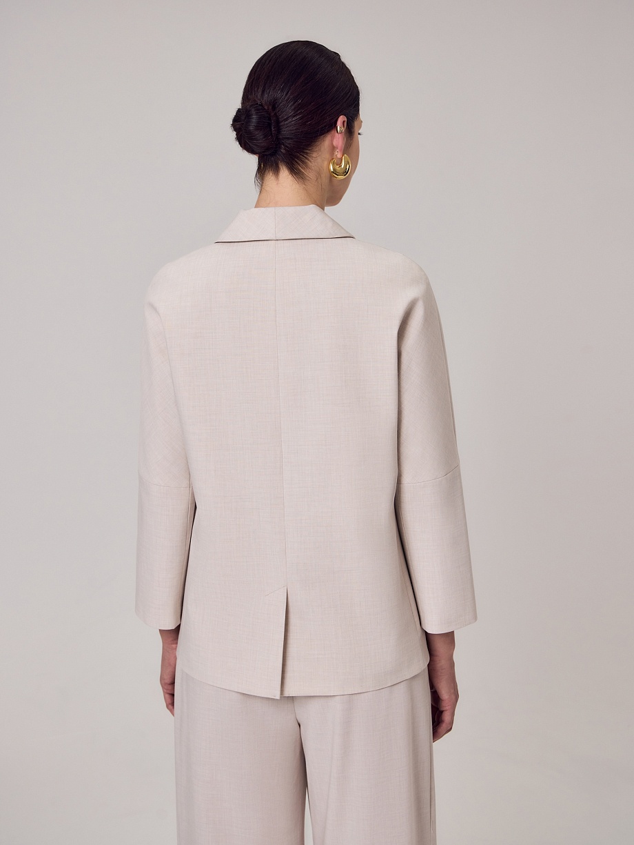 Жакет с укороченным рукавом